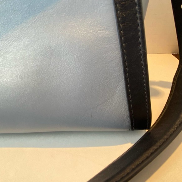 Michael Kors Whitney Blue Leather Handbag - Picture 13 of 16